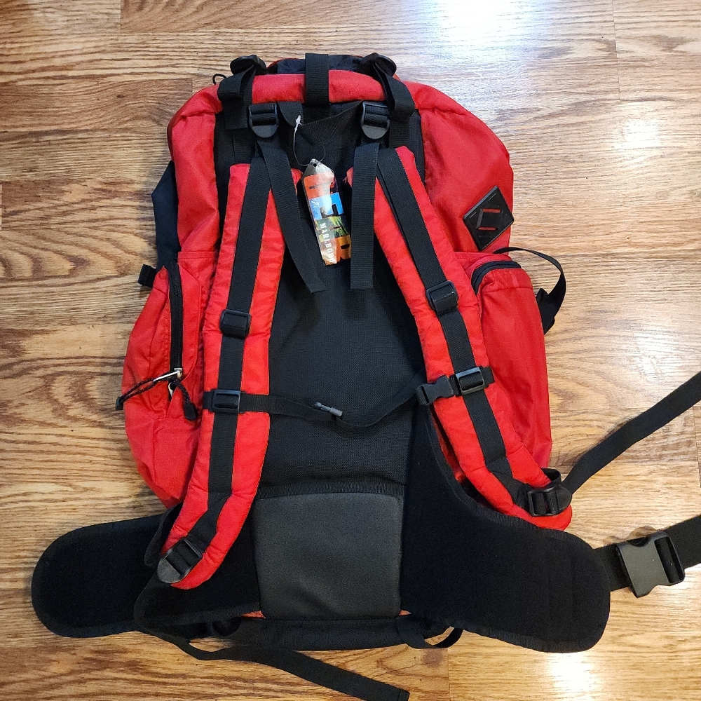Vintage Red and Black Marlboro Gear Collectible Backpack